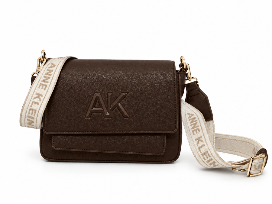 Anne Klein | Flap Crossbody Bag with Sporty Guitar Strap