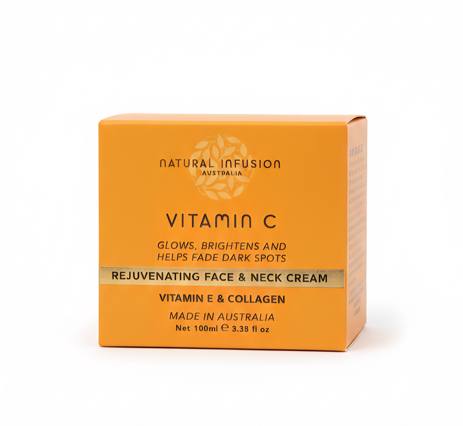 Natural Infusion🌿 Face & Neck Cream — Vitamin E + Collagen