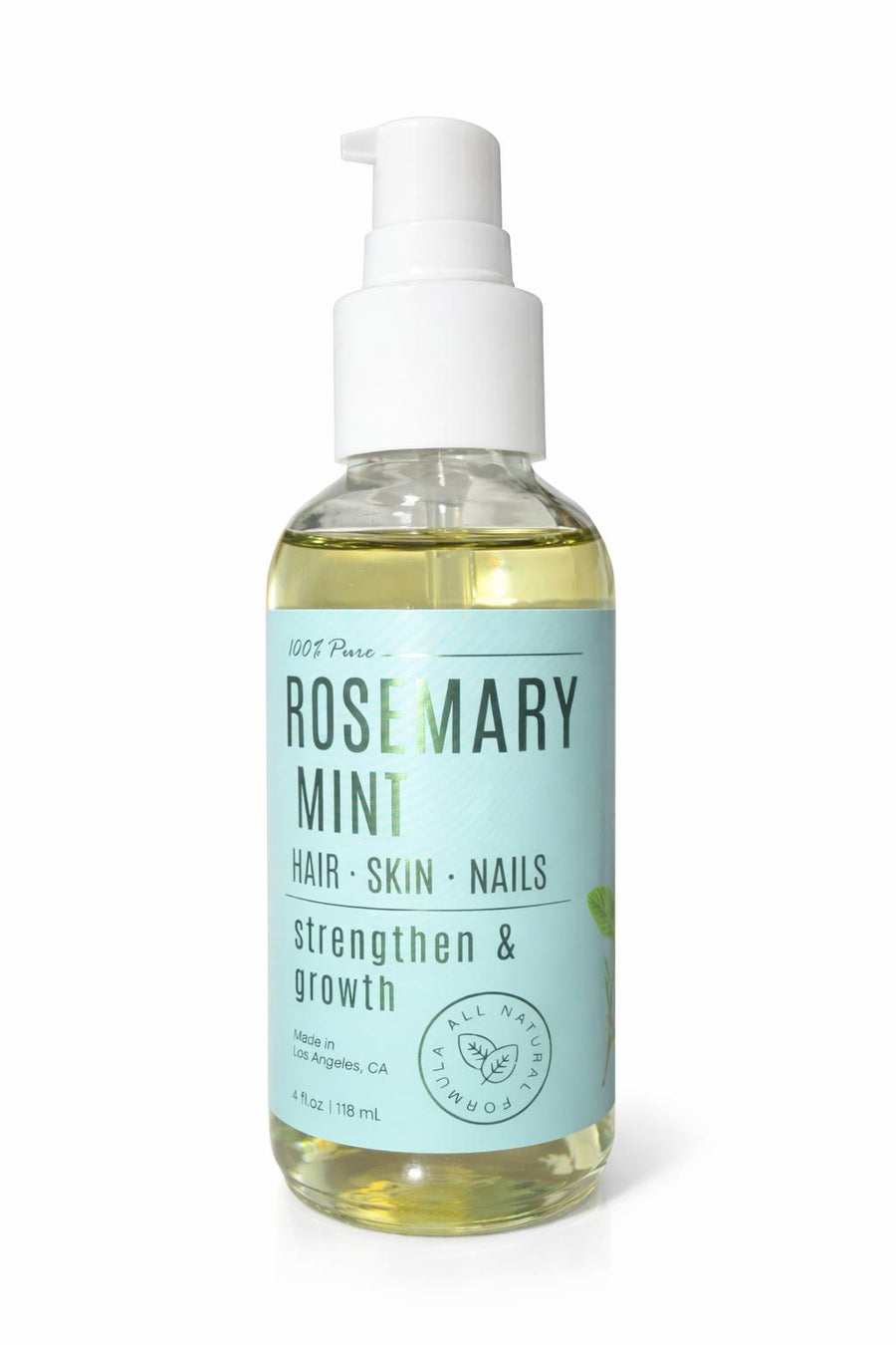 Hair Skin Nails strengthener and growth 	100% pure Rosemary Mint